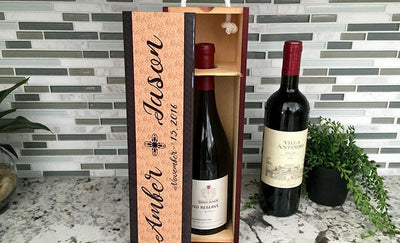 American Pacific Mortgage - Personalized Decorative Wine Case