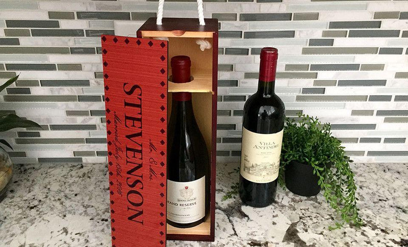 American Pacific Mortgage - Personalized Decorative Wine Case