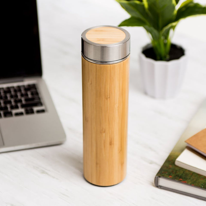 Personalized Insulated Bamboo Water Bottles