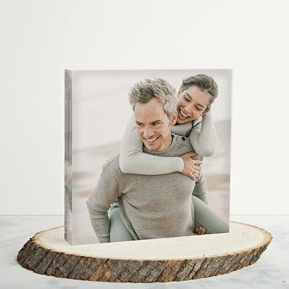 Personalized Acrylic Photo Display Blocks -  - Qualtry
