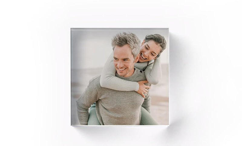 Personalized Acrylic Photo Display Blocks -  - Qualtry