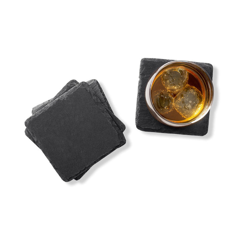 Personalized Slate Coaster Set - Set of 4