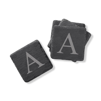 Personalized Slate Coaster Set - Set of 4