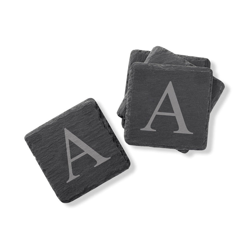 Personalized Slate Coaster Set - Set of 4